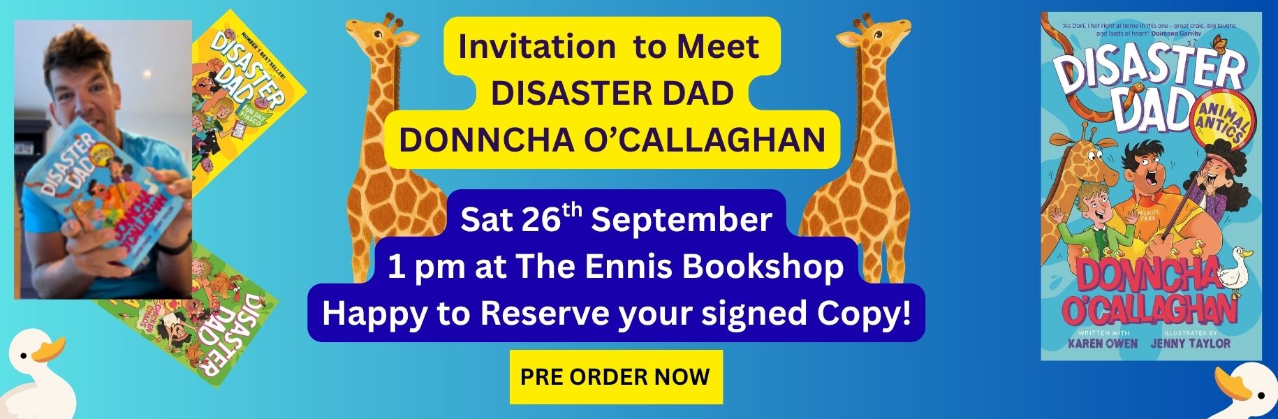 Book signing with Donncha O'Callaghan